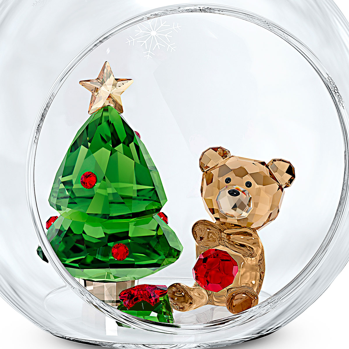 Swarovski 2024 Joyful Ball Ornament Christmas Scene